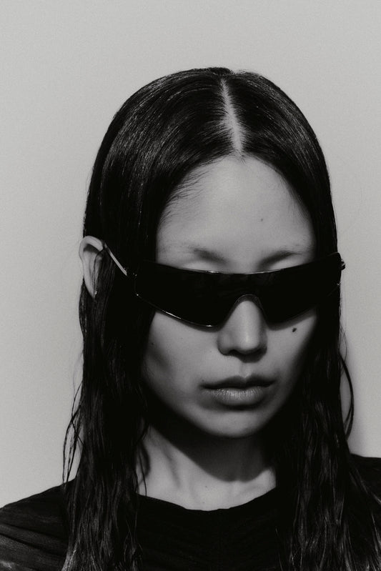 080 Requiem Sunglasses | Black Acetate Diamond Frame